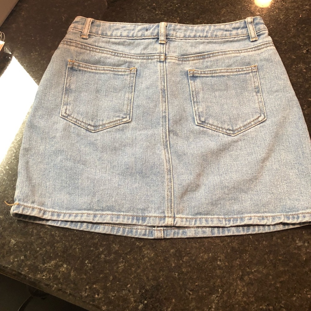 Denim Mini Skirt